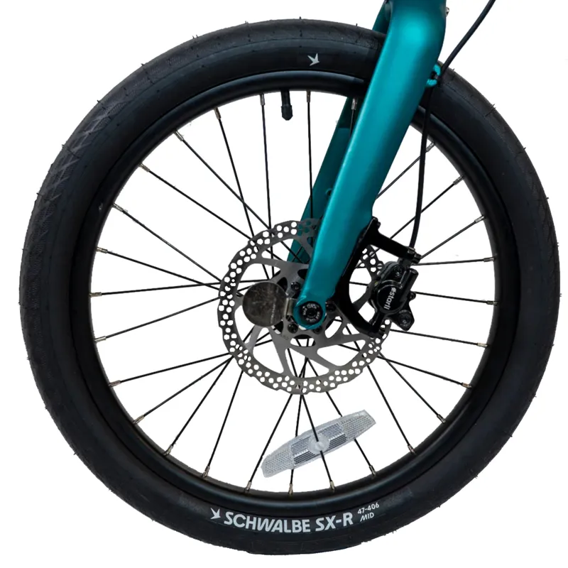 Estarli E20.X Pro 20 Inch Electric Folding Bike Racing Green-1