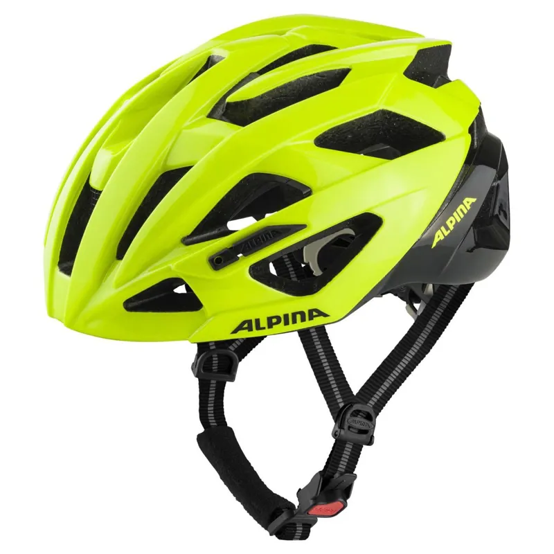 Alpina Valparola Road Helmet Be Visible Yellow 