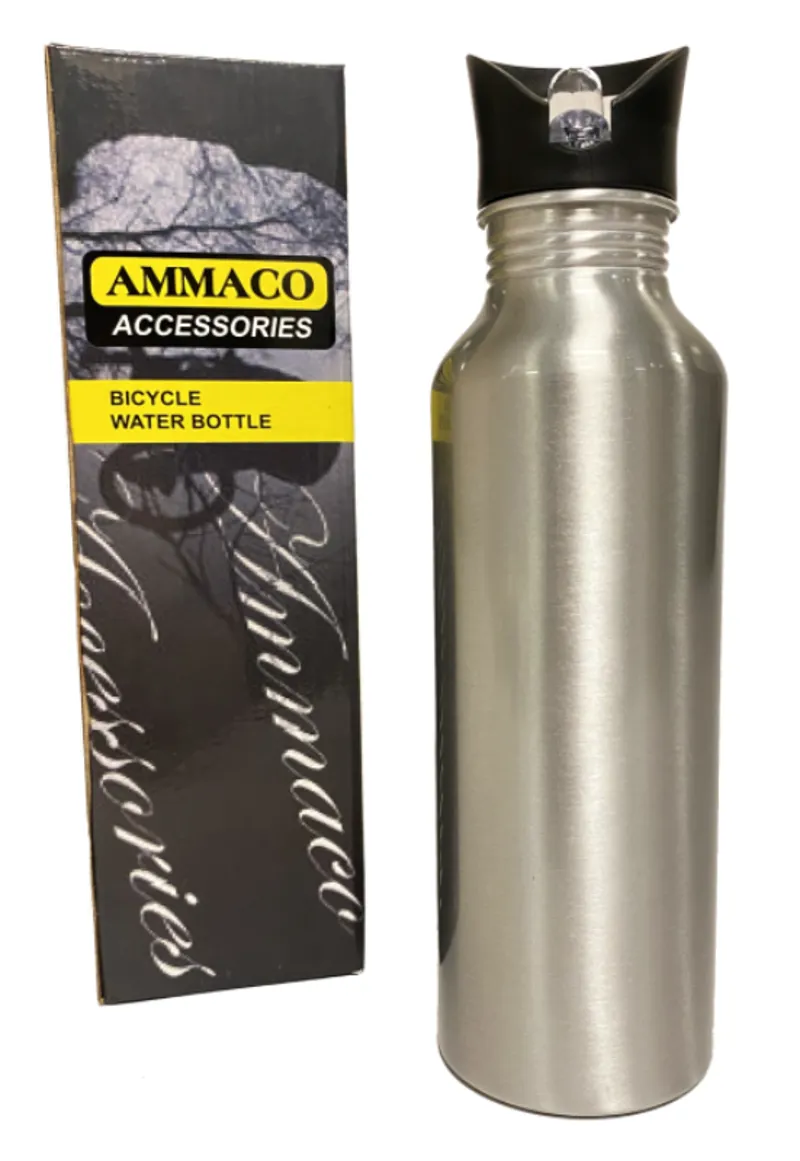 Ammaco Metal Drinks Bottle 750ml