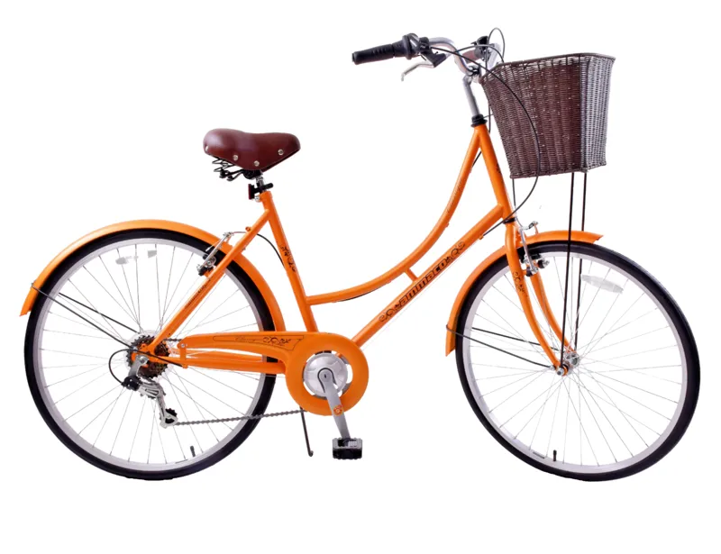 Ammaco Classique 26 Inch Dutch Lifestyle Bike Orange