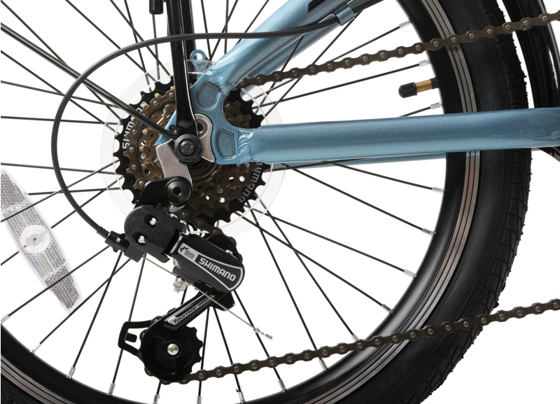 Ammaco Pakka Lite 20 Inch Wheel Folding Bike Slate-7