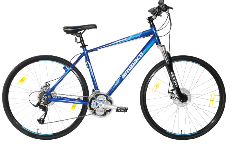 Ammaco Road Runner Pro D Plus 700c Sports Hybrid Blue