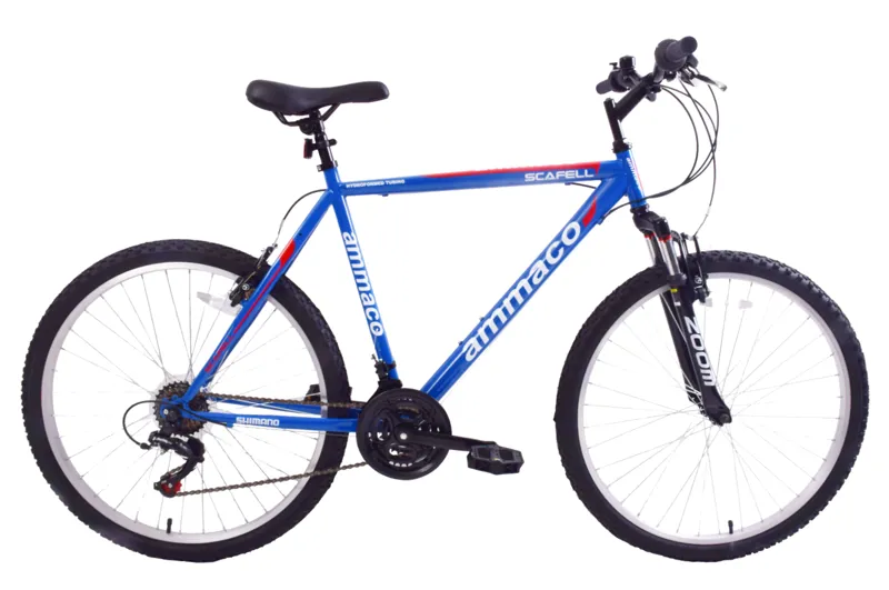 Ammaco Scafell 26 Inch Mountain Bike Blue and Red