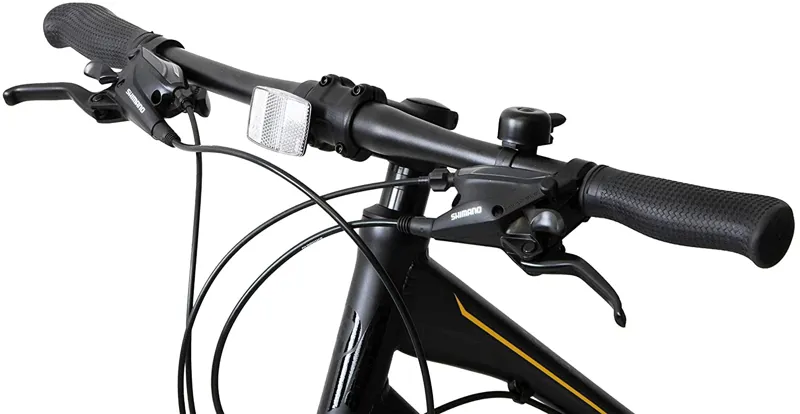 Ammaco Strada 700c Sports Hybrid Bike Black-4