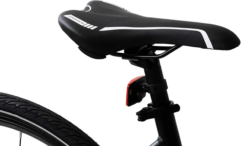 Ammaco Strada 700c Sports Hybrid Bike Black-7