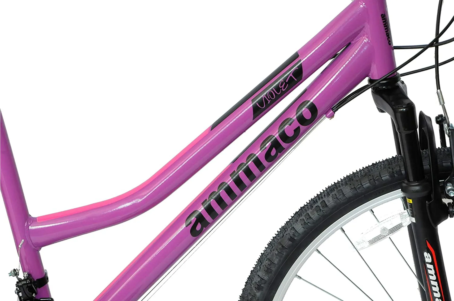 Ammaco Violet 26 Inch Mountain Bike Purple