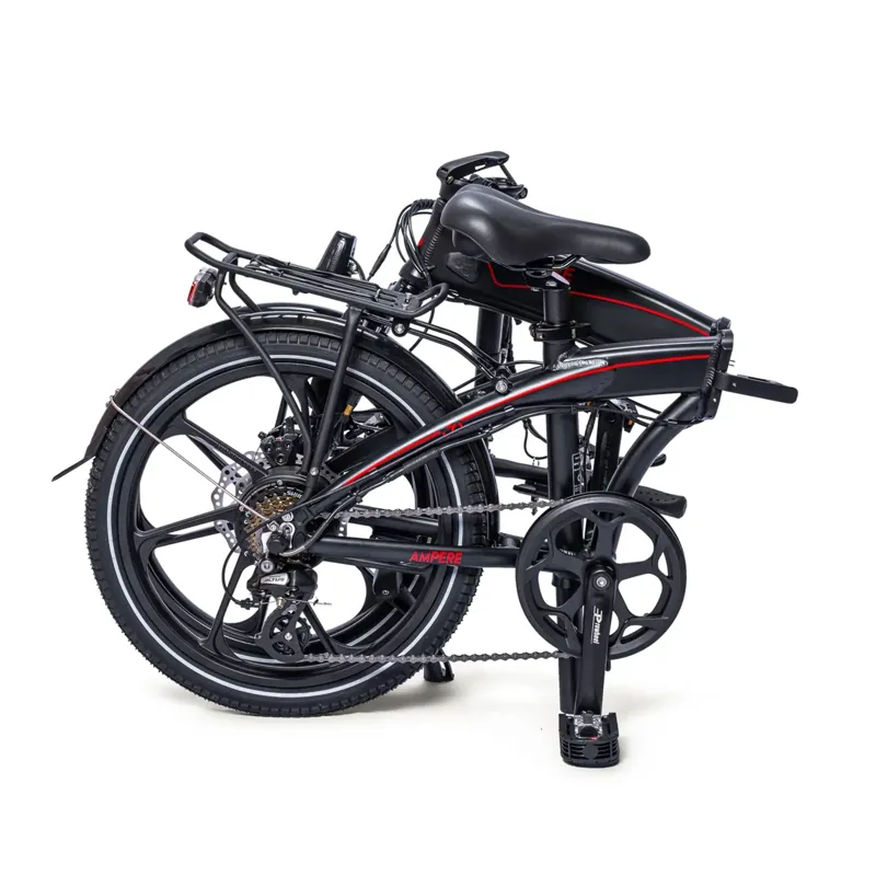Ampere Mode Folding Electric Bike Black 10.5Ah-1