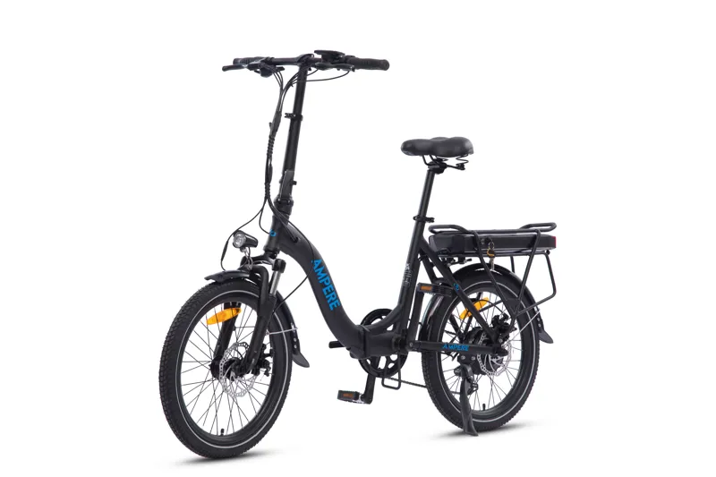 Ampere Alter Low Step Folding Electric Bike Black-1