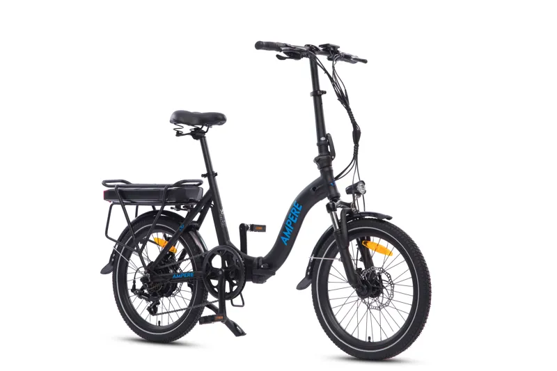 Ampere Alter Low Step Folding Electric Bike Black-2