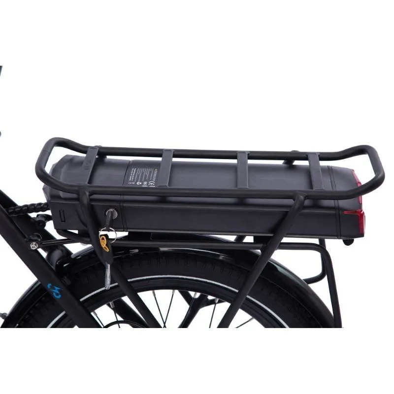 Ampere Alter Low Step Folding Electric Bike Black-4