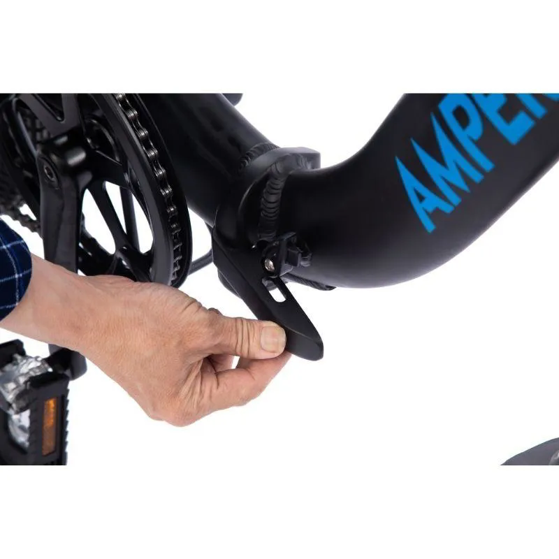 Ampere Alter Low Step Folding Electric Bike Black-5