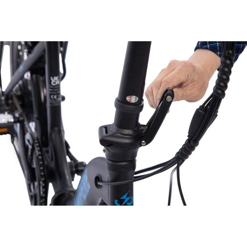 Ampere Alter Low Step Folding Electric Bike Black-6