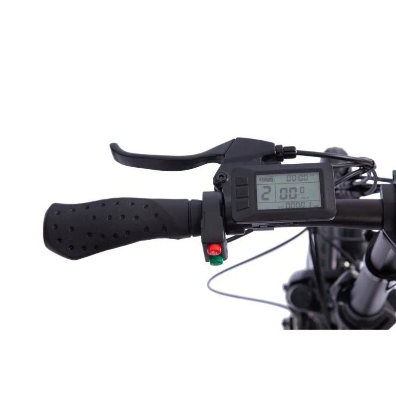 Ampere Alter Low Step Folding Electric Bike Black-11