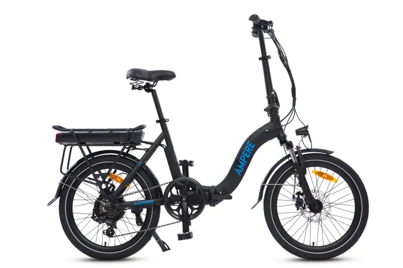 Ampere Alter Low Step Folding Electric Bike Black