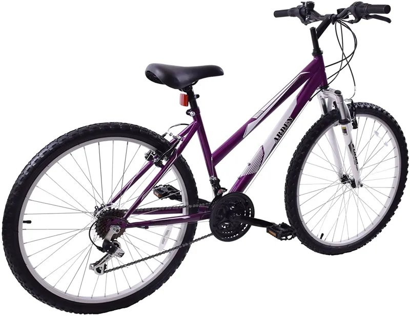 Arden Mountaineer 26 Inch Mountain Bike Purple and White-2