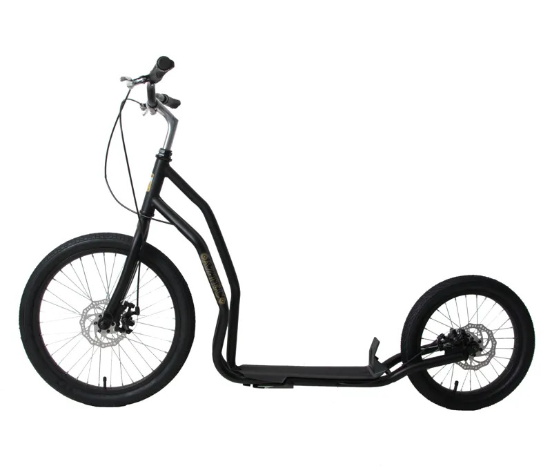 Aztec Large Wheel Scooter Disc Brakes Black-7