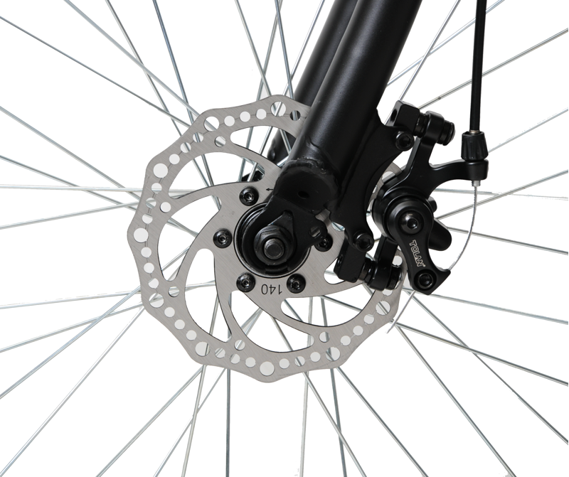 Aztec Large Wheel Scooter Disc Brakes Black-6