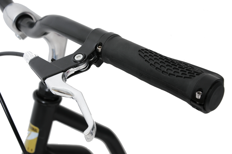 Aztec Large Wheel Scooter Disc Brakes Black-2