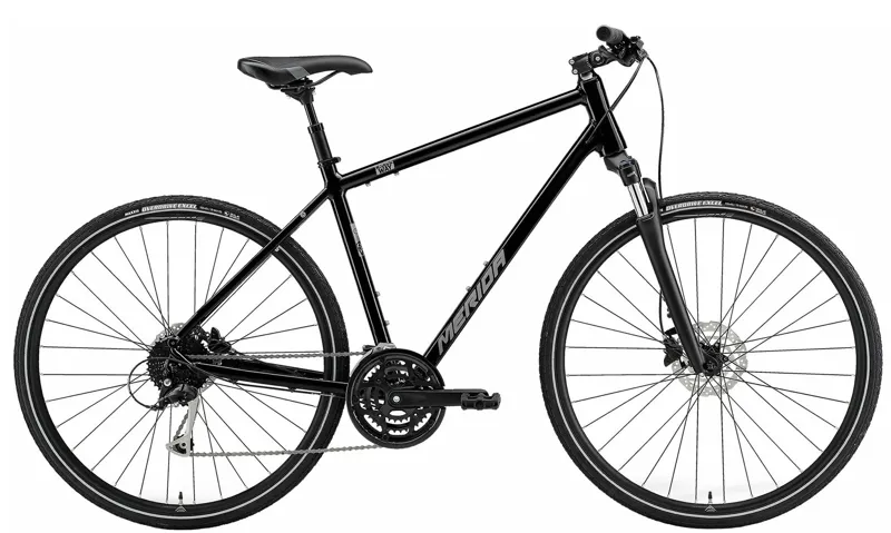 Merida Crossway 100 Mens Hybrid Black