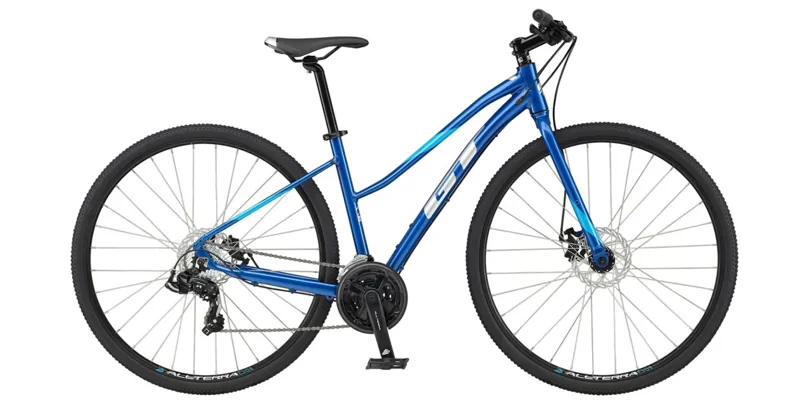 GT Transeo Sport Sports Hybrid Bike Blue