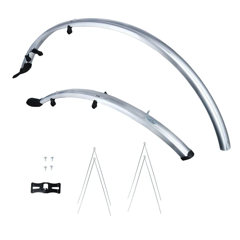 Oxford 700c Hybrid 46mm Mudguard Set in Silver