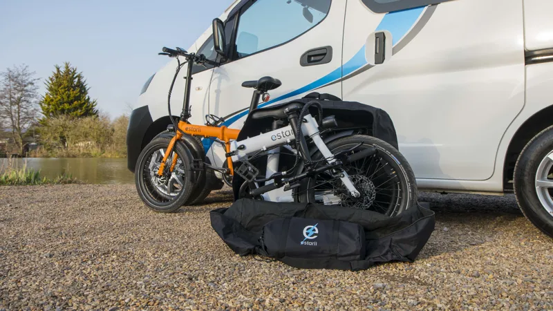 estarli e20 Electric Folding Bike Orange-10