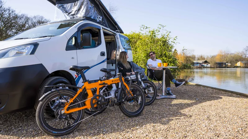 estarli e20 Electric Folding Bike Orange-11