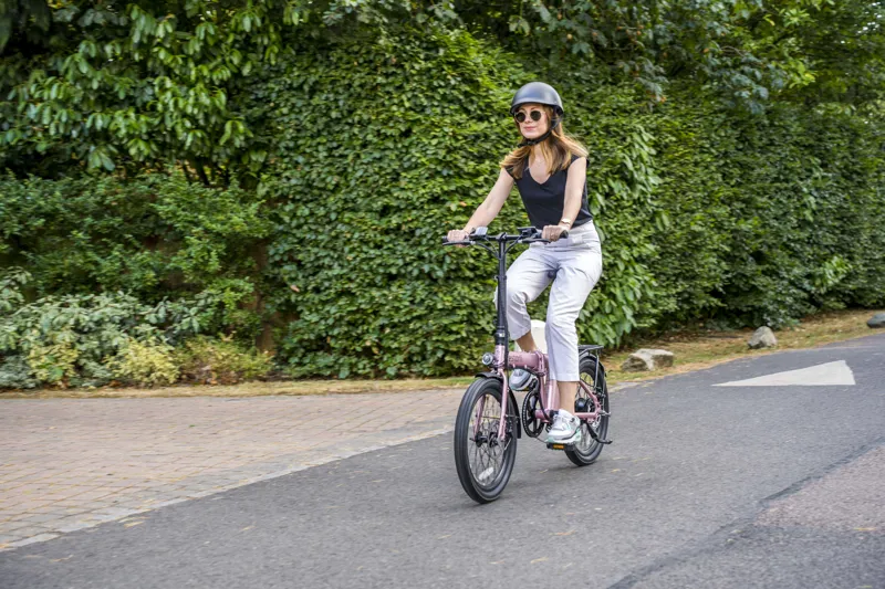 estarli e20 Electric Folding Bike Pink-11