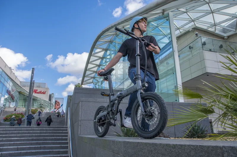 estarli e16 Electric Folding Bike Fire Thunder Grey E-Bike-3