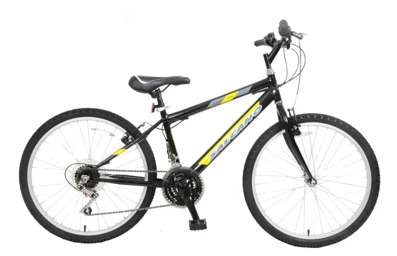 Salcano Excel 24 inch Kids Mountain Bike Black and Yellow