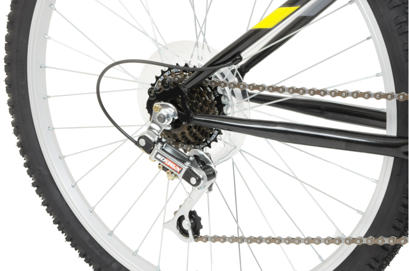 Salcano Excel 24 inch Kids Mountain Bike Black and Yellow-4