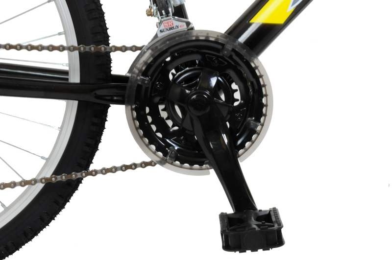 Salcano Excel 24 inch Kids Mountain Bike Black and Yellow-2