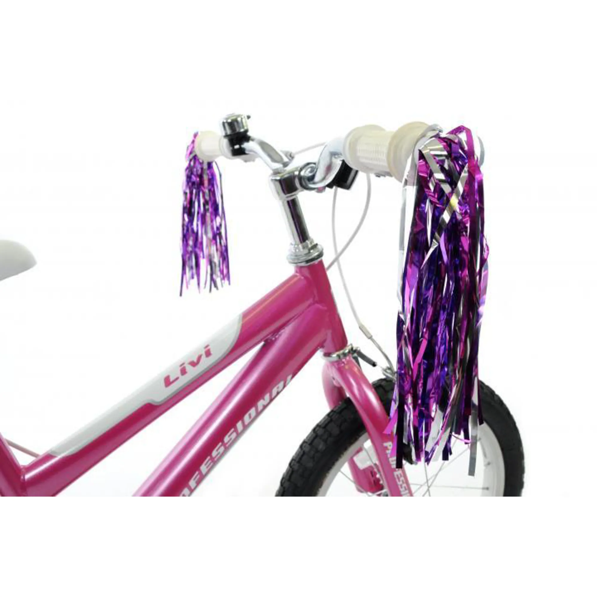 Bicycle Grips Bike Handle Ribbons Bike Grips Purple Bike Tassels