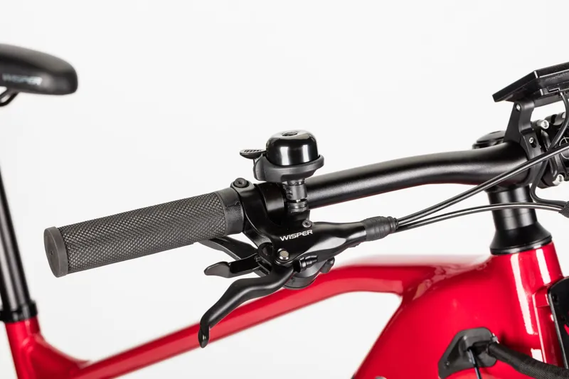 Wisper Wayfarer 27.5 Inch Electric Bike Hub Drive Step Through Red-9