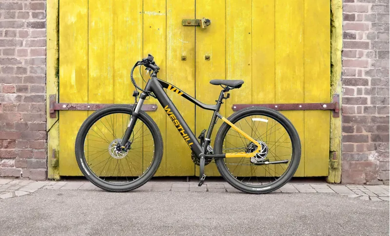 Westhill Venture 27.5 Inch Wheel E-Bike Black/Yellow-1