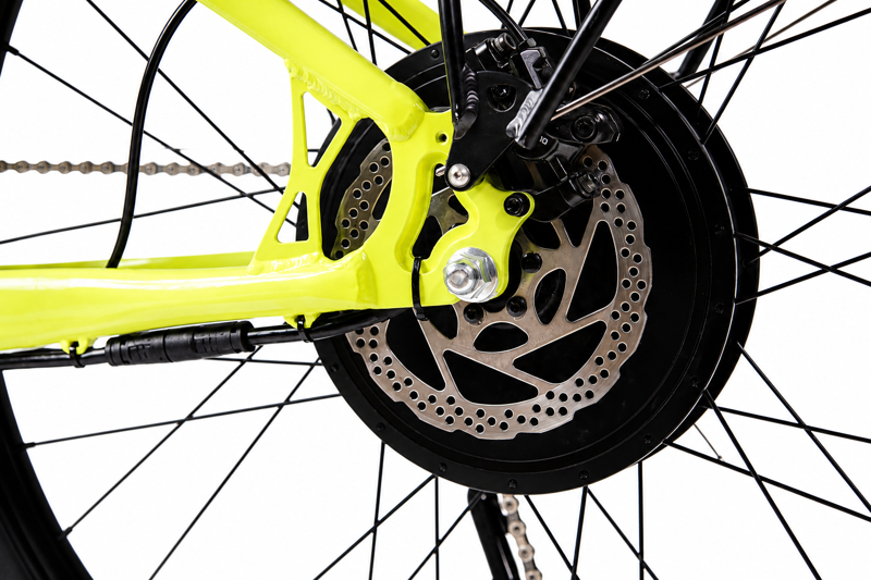 E-Flow CR-2 Electric Hybrid Bike Step through Lime Green-8