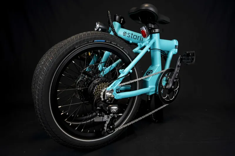 Estarli E20 Pro 20 Inch Electric Folding Bike Blue-7