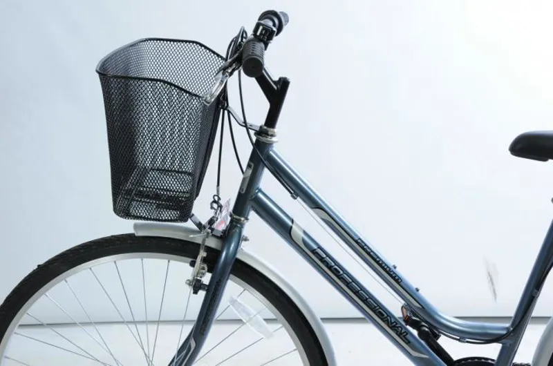 Mesh Wire Front Shopping Basket Black Bolt On Fitting-1