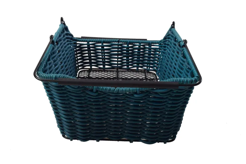 Ammaco Rear Pollyrattan Carrier Fit Basket Green-7