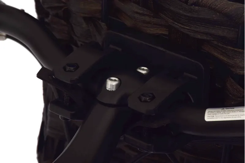 Ammaco Polyrattan Front Q/R Basket Brown-1