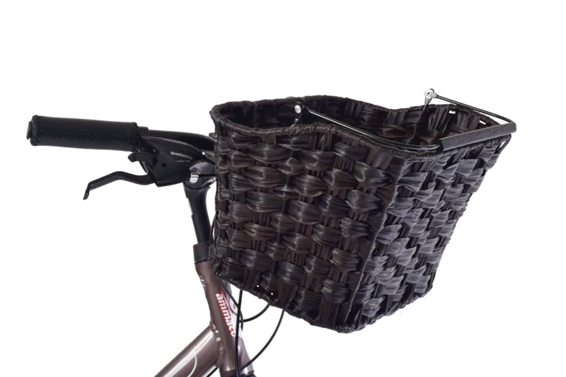 Ammaco Polyrattan Front Q/R Basket Brown-2