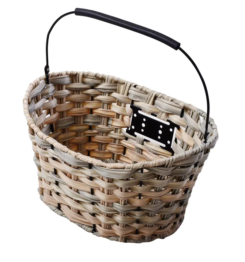 Ammaco Polyrattan Oval Q/R Basket Natural