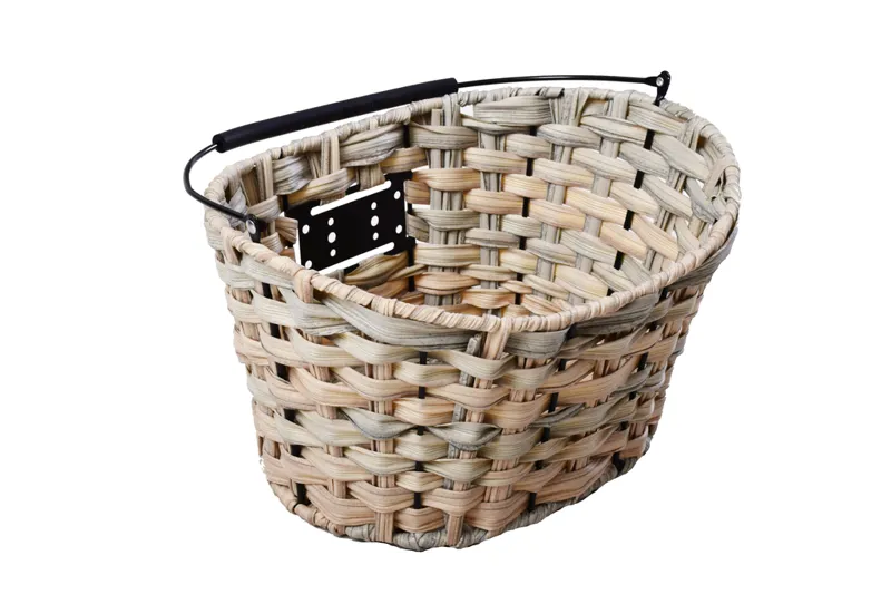Ammaco Polyrattan Oval Q/R Basket Natural-4