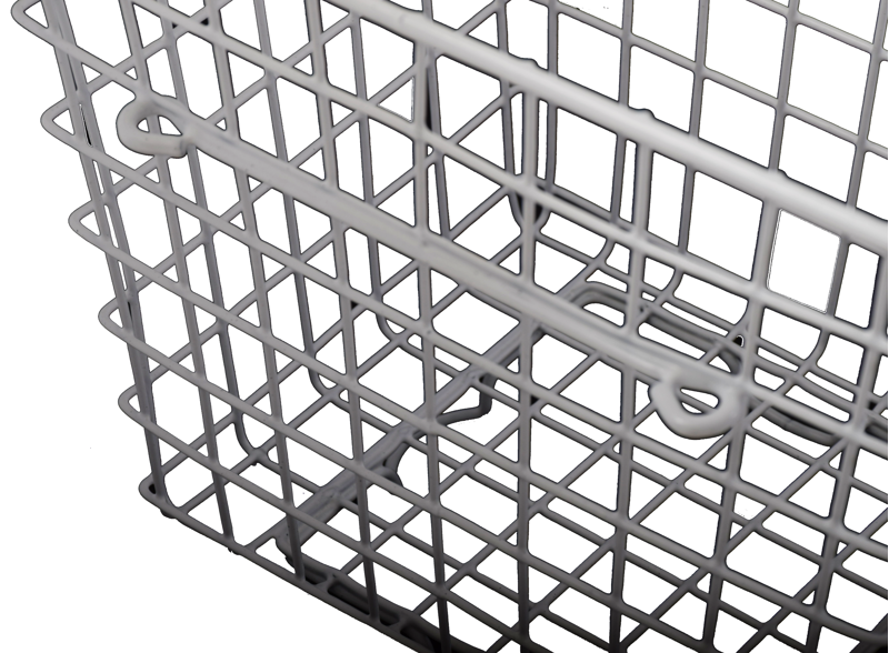 Ammaco Front Wire Bike Basket White-2