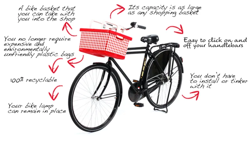 Libelle Apples Front Bike Basket -3