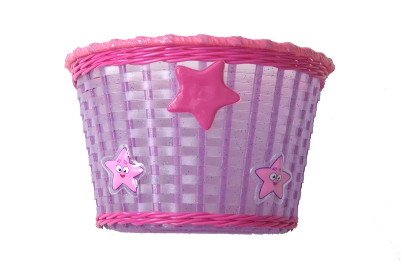 R2 Kids Front Basket Glitter Pink-2