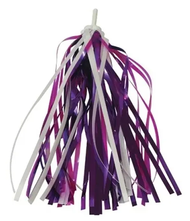 Bumper Handlebar Streamer Tassels Purple