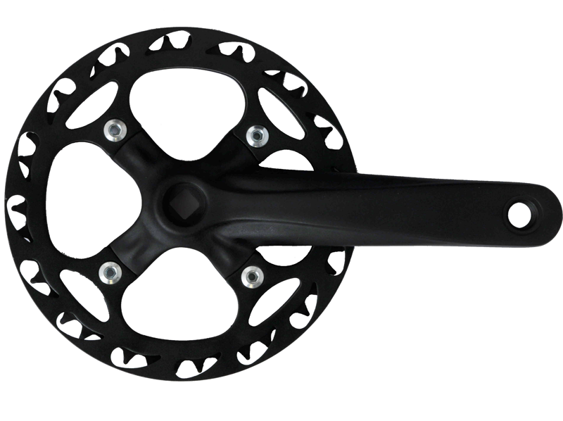 44T x 170mm Alloy Chainset Black-3