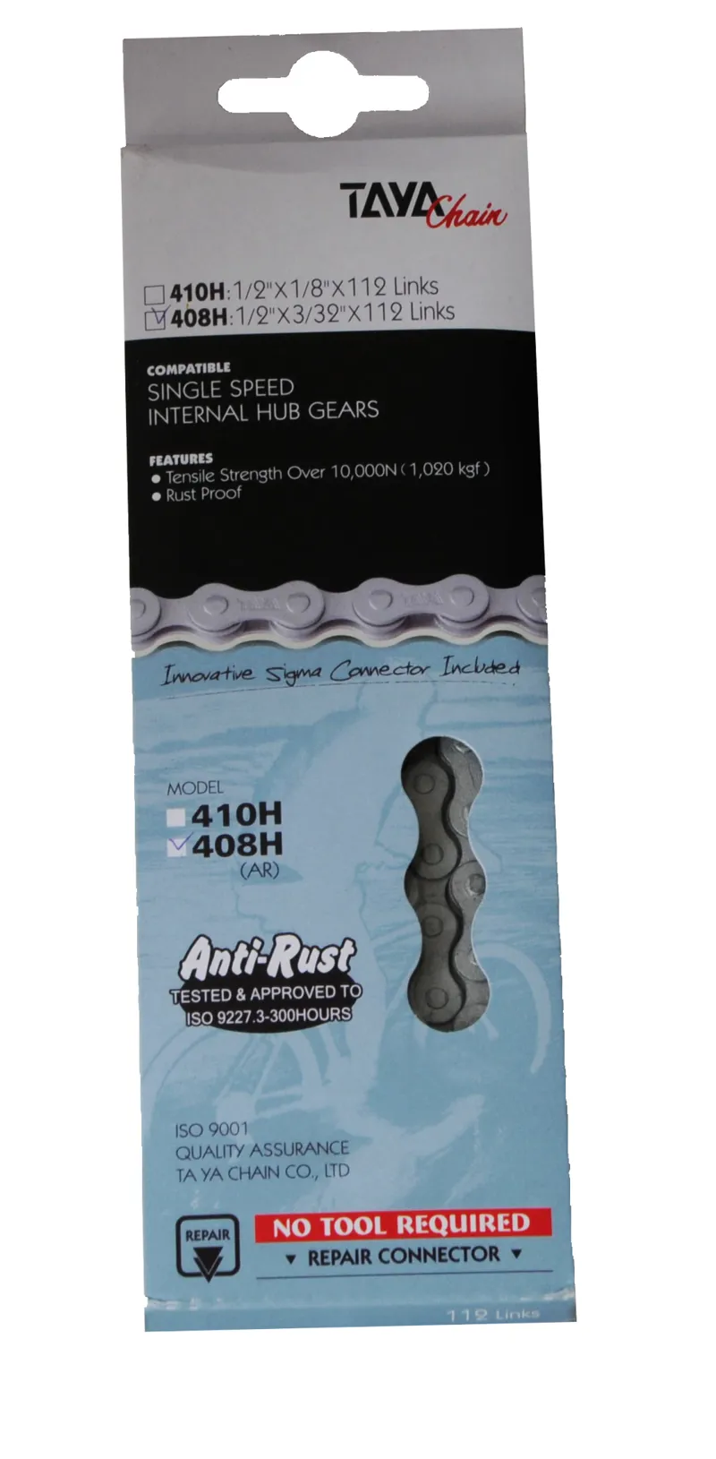 Taya 1/2 x 3/32 Derailleur Chain 112L-2