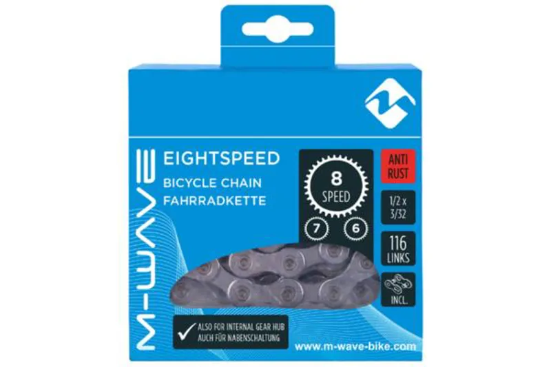 M-Wave 6/7/8 Speed Anti Rust Chain 116L